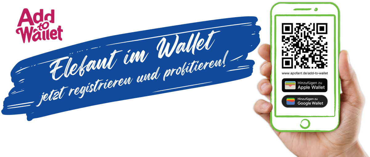 Werbegrafik für unsere digitale Kundenkarte